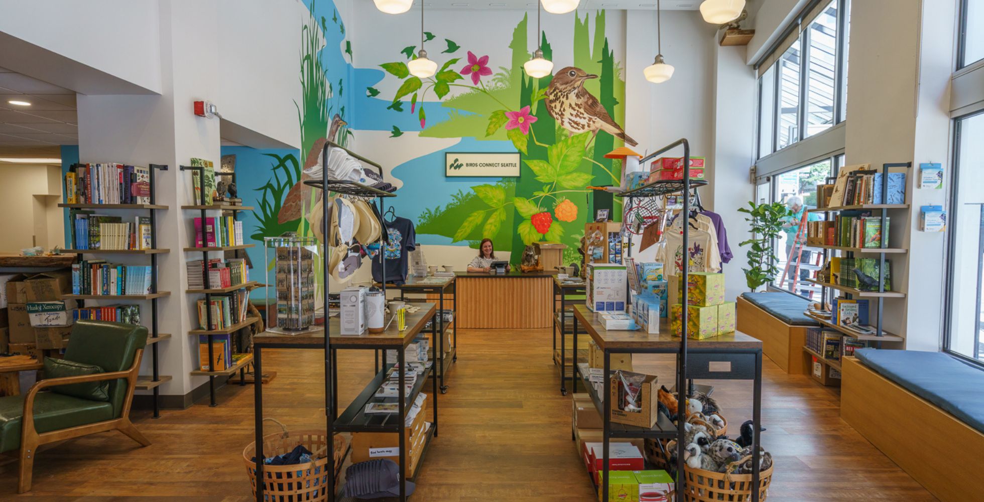 Birds Connect Seattle Grand Opening in Downtown Seattle - Birds